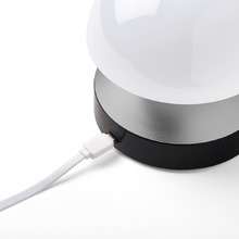 Lexon Mina Alarm Clock with LED Touch Lamp